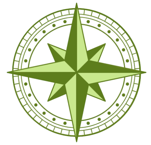 LOGO simple objectif vanlife boussole